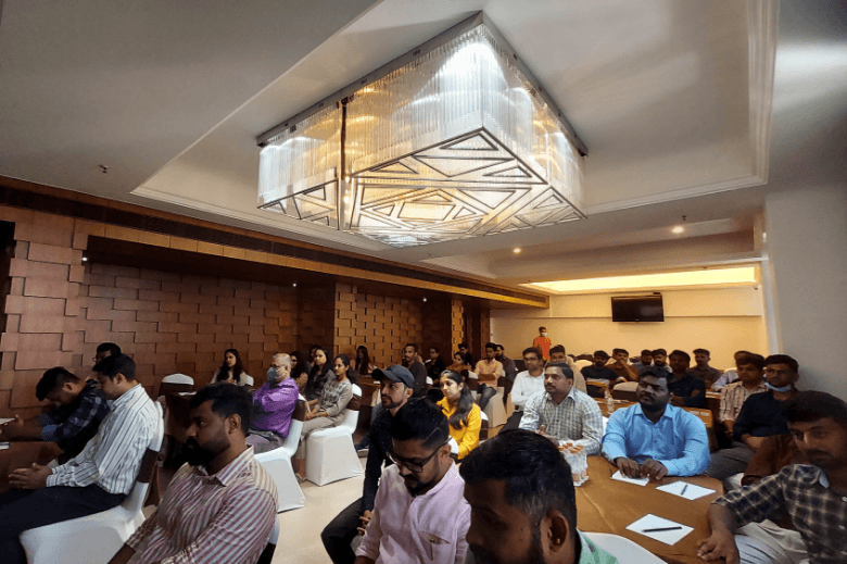 Saranyu Technologies office workspace and team collaboration